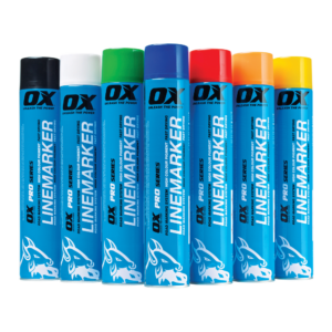 OX Pro Permanent Line Marker Spray - Red - 750ml