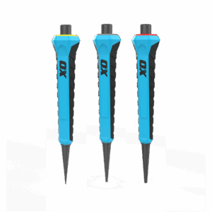 OX Pro Nail Punch w/ Grip 3-Pack - 0.8mm, 1.6mm, 2.4mm