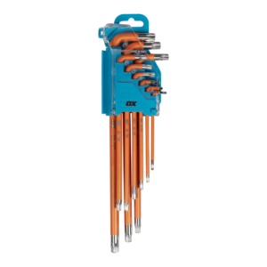 OX Pro Tamperproof Torx Key Long 9pc Set