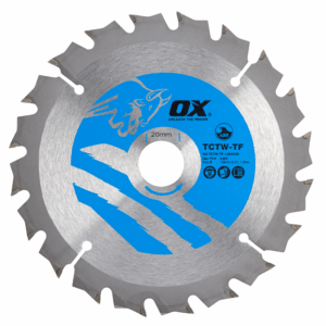 OX Wood Cutting Thin Kerf Circular Saw Blade 136/20mm, 20 Teeth ATB