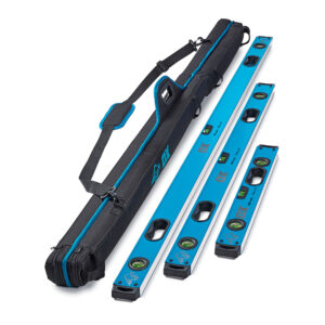 OX Pro Level Set - Includes 600mm, 1200mm, 1800mm Levels & Storage Bag