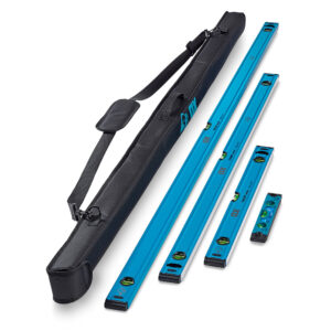 OX Trade 4 Piece Level Set - Includes 600mm, 1200mm, 1800mm, Torpedo & Storage Bag