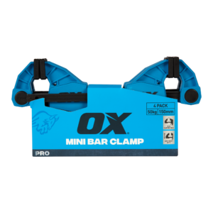 OX Pro Mini Bar Clamp 50kg 4pk - 150mm