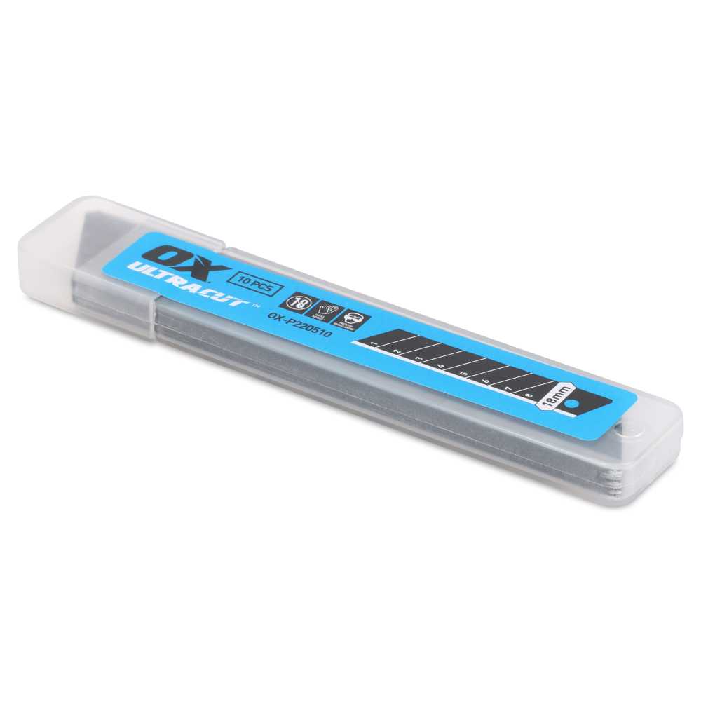 OX Pro 18mm Snap-Off Blades 10Pk